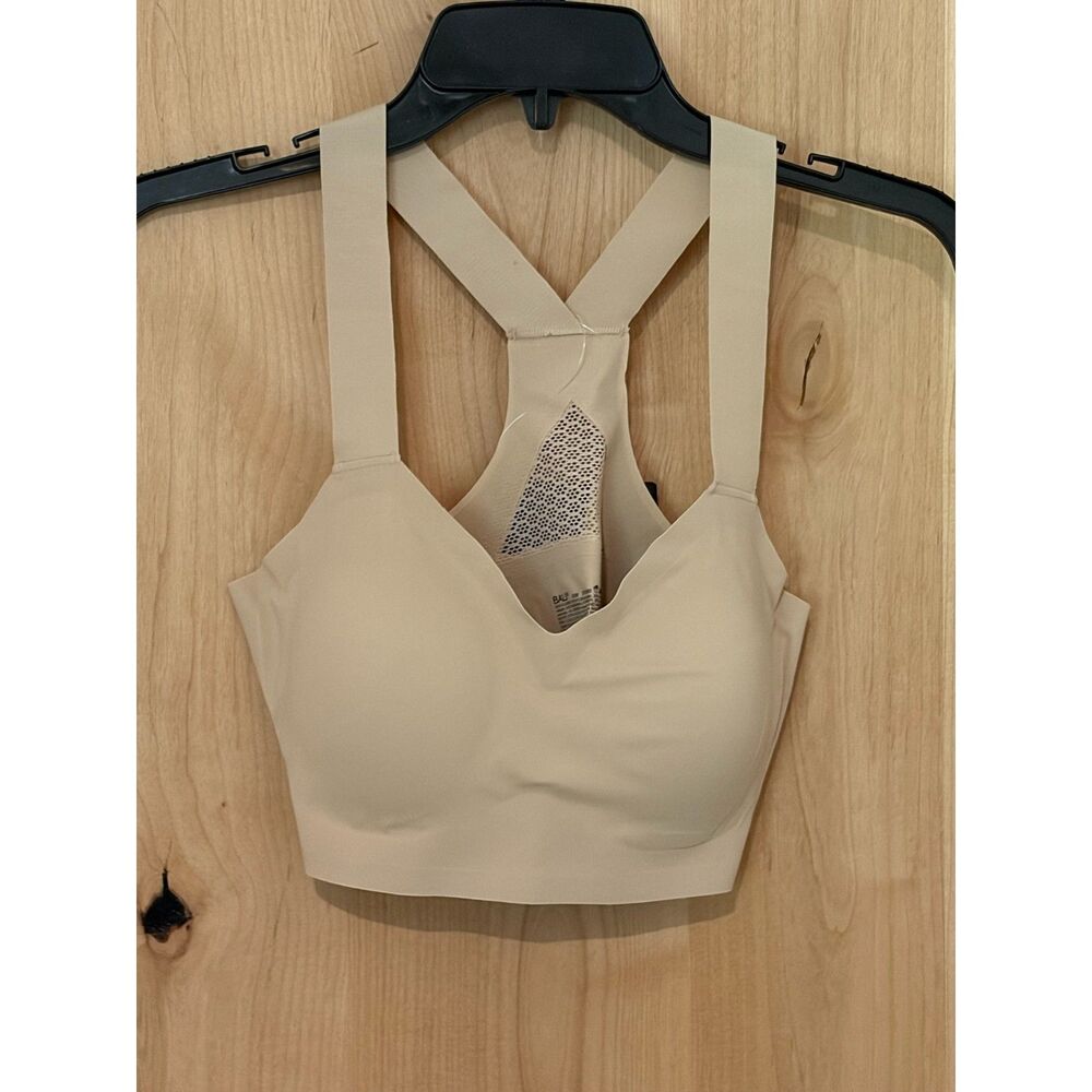 Bali ComfortFlex Fit Breathable Beige Racerback Wirefree Bralette, Medium NWT